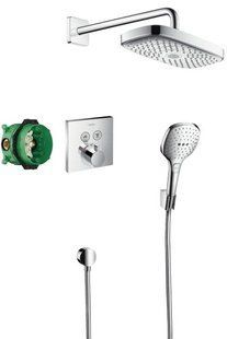 Душевая система скрытого монтажа Hansgrohe Design ShowerSet Raindance Select E 27296000