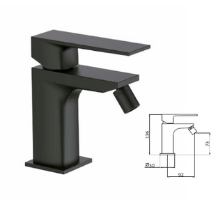 Змішувач для біде GRB Black Time Male 60710601 чорний, Чорний
