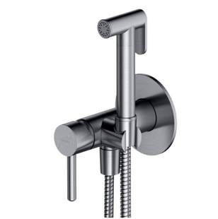 Гигиенический душ Omnires Y brushed nickel SYSYBI2NI набор для скрытого монтажа, Нержавеющая сталь