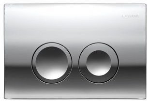 Клавіша Geberit Delta 21 115.125.21.1, глянсовий хром, пластик, 246*164мм