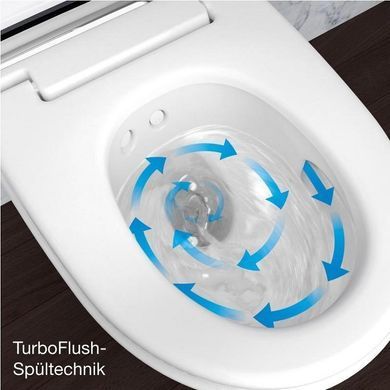 Підвісний унітаз-біде Geberit AquaClean MERA, білий альпін (146.214.11.1), Білий