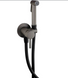 Гигиенический душ со смесителем Paffoni Tweet Round Mix, Mercury Grey (ZDUP110MG), Серый