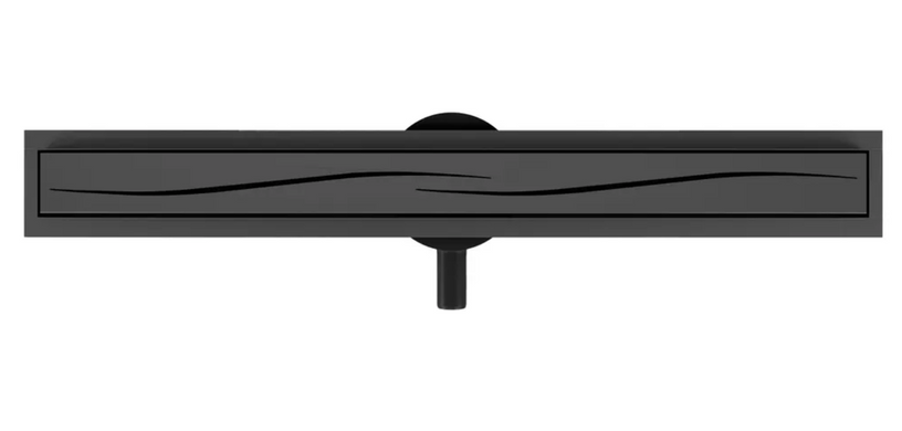 Душовий трап лінійний VOLLE MASTER LINEA 700 мм 9046.210204, чорний
