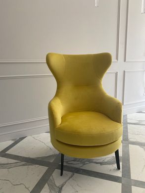 Дизайнерське жовте крісло DODO фабрика LeComfort (Італія)