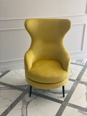 Дизайнерське жовте крісло DODO фабрика LeComfort (Італія)