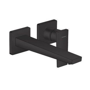 Hansgrohe Metropol Black Matt 32526670 смеситель для раковины со стены, излив 225 мм, Черный