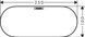 Крышка для полочки Hansgrohe WallStoris 25x10 см, Matt Black (27925670)