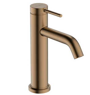 Смеситель Tecturis S 110 для умывальника с д/к, Brushed Bronze (73310140), бронза
