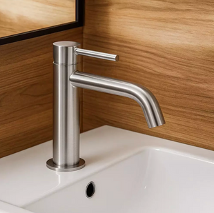 Devit 550534N Flow Смеситель для раковины, никель, Нержавеющая сталь