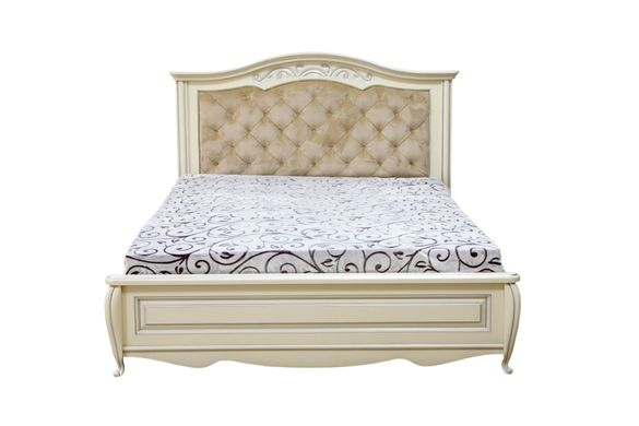 Ліжко Mercury з натурального дерева 160x200, колір білий, Под заказ, Белый