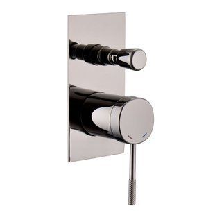 Смеситель скрытого монтажа Imprese BRENTA ZMK091908041 графитовый хром, графит