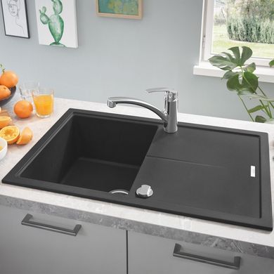 Кухонна мийка Grohe K400 Sink 50 780x500, чорний гранiт (31639AP0)