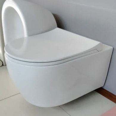 Унітаз з функцією біде Quarter Bath Deep з сидінням Slim + інсталяція Geberit 4в1, Білий