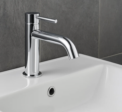 Змішувач для раковини Devit Flow 550534C, хром, Хром