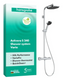 Душевая система с термостатом HANSGROHE ACTIVERA S 240 1jet EcoSmart Showerpipe, хром (28078000), Хром