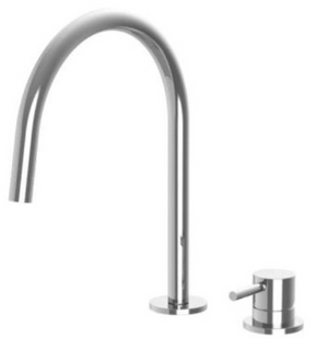 Смеситель для умывальника Paffoni Light, на 2 отверстия, хром (LIG051CR), Хром