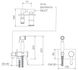 Гигиенический душ LaTorre Nobel (арт.22211), комплект скрытого монтажа