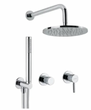 Душовий комплект Bugnatese Kobuk, Хром KOBCR2201H