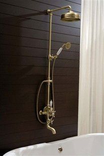 Душова система для ванни у бронзі 92.VT22H.BA Huber VICTORIAN, бронза