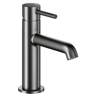 Смеситель для раковины KFA Armatura MOZA Mini Gun Metal Grey 5032-835-61, графит