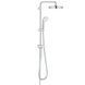 Grohe New Tempesta System 210 Душова система Flex з перемикачем для настінного монтажу (26381001), Хром