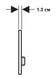 Кнопка змиву Geberit Sigma50 (115.671.JV.2) Бетон, Сірий