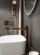 Смеситель для раковины KFA Armatura MALAGA Brushed Rose Gold 4522-712-34 высокий, Розовое золото