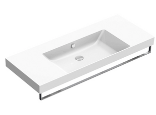 Керамічна раковина 125x50см Catalano NEW ZERO, bianco lucido (1125ZEUP00), Білий