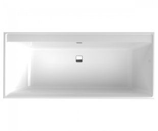 Ванна акриловая с сифоном с наполнением Villeroy & Boch Collaro 170х75 (UBA170COR2DV-01), Белый