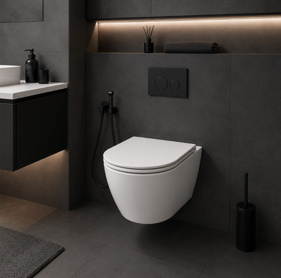Унитаз подвесной Devit Aero Vortex Flush 3810830 с сиденьям Soft Close, Белый