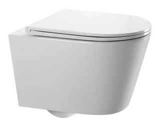 VLTAVA унитаз подвесной (twist, сиденье duroplast), Imprese c06309608, Белый