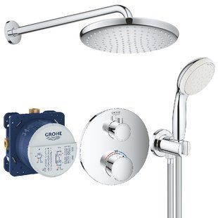Комплект для душу Grohe Grohtherm з Tempesta 250, хром (26416SC0)