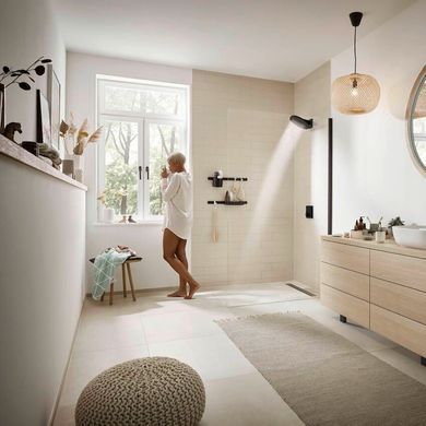 Полиця Hansgrohe WallStoris 25,0 x 10,0 x 3,9 см, Matt Black (27913670)