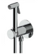 Гигиенический душ Paffoni new BIDET KIT с запорным смесителем, хром (ZDUP128CR), Хром
