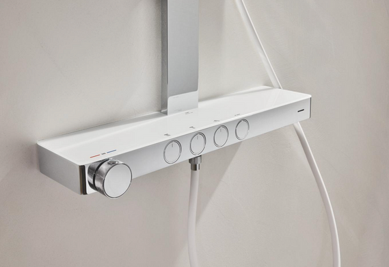 Душова система GROHE SPA Rainshower Aqua Pure з термостатом для настінного монтажу, хром (1009620000), Хром