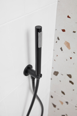 Душевая система для ванны черная матовая KFA Armatura MOZA 5039-501-81-836 скрытого монтажа, Черный