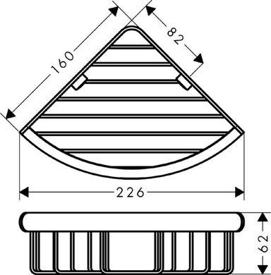 Полка Hansgrohe Logis Universal (41710000)