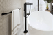 Змішувач для ванни Hansgrohe Finoris підлоговий, чорний (76445670)