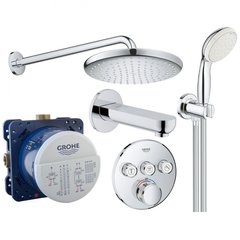 Душова система з термостатом для ванни Grohe Grohtherm SmartControl з Tempesta, хром (UA26416SC2), Хром