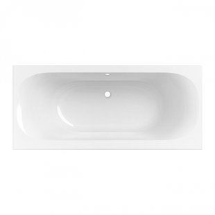 Ванна акрилова 170х75см Geberit Soana Slim rim Duo, з ніжками, білий (554.003.01.1), Білий