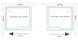 Душевая кабина левая (профиль белый, раздвижные двери) Ravak Matrix MSDPS-110/80 L (0WLD4100Z1)