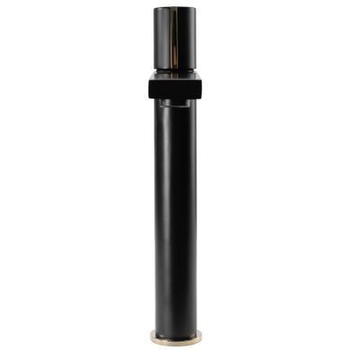 Змішувач для раковини (умивальника) REA ICON BLACK L.GOLD чорний високий