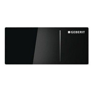 Cмывная клавиша Geberit "Sigma 70" стекло черное 115.635.SJ.1