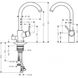 Змішувач для кухні Hansgrohe Talis M52 270 із запірним вентилем, хром (14875000)