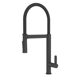 PIVOT SS черный смсеситель для кухни с лейкой, IMPRESE f03408501SB, Черный