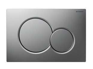 Клавіша Geberit Sigma 01 арт. 115.770.JQ.5, матовий хром, пластик, 246*164 мм, Сатин