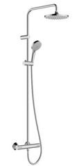 Hansgrohe Vernis Blend Showerpipe 200 1jet EcoSmart для ванны с термостатом, хром (26089000), Хром