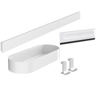 Комплект аксесуарів Hansgrohe WallStoris 4в1, Matt White (27967700)