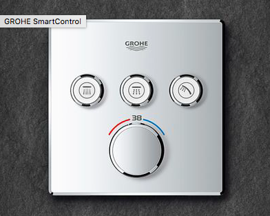Grohe Grohtherm SmartControl SET Душева система прихованого монтажу, Хром