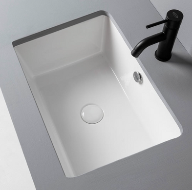 Умывальник встроенный AXA Lavabi D'arredo 50x41см, белый глянцевый (WS07801F), Белый